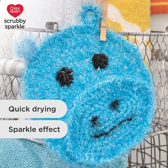 3 Pack Red Heart® Scrubby Sparkle™ Yarn